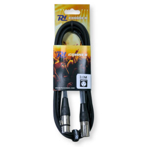 PD Connex CX100-3 3-Pin XLR DMX Lighting Cable – Male/Female 3m