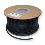 PD Connex RX50 2 Core 6mm DMX Cable Wire Reel – Black 100m