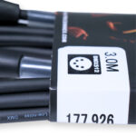 2x PD Connex CX102-3 5-Pin XLR DMX Lighting Cable – Male/Female 3m