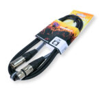 2x PD Connex CX102-1 5-Pin XLR DMX Lighting Cable – Male/Female 1.5m