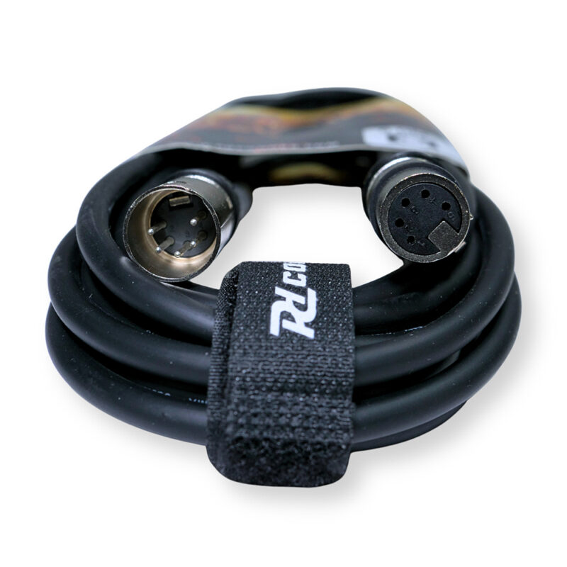 2x PD Connex CX102-6 5-Pin XLR DMX Lighting Cable – Male/Female 6m