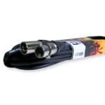 2x PD Connex CX102-6 5-Pin XLR DMX Lighting Cable – Male/Female 6m