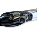 2x PD Connex CX102-6 5-Pin XLR DMX Lighting Cable – Male/Female 6m