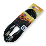2x PD Connex CX102-6 5-Pin XLR DMX Lighting Cable – Male/Female 6m