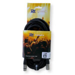 2x PD Connex CX102-12 5-Pin XLR DMX Lighting Cable – Male/Female 12m