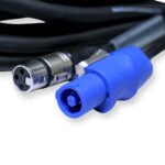 2x PD Connex CX06-5 Combi Locking Power and 3-Pin DMX Cable – 5m