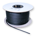 PD Connex RX52 2 Core 4mm DMX Cable Wire Reel – Black 100m