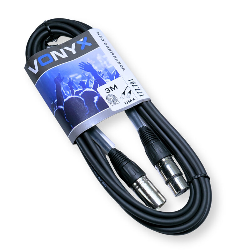 2x PD Connex CX350-3 AES Digital Audio & DMX XLR Cable  – 110-Ohm 3m