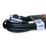 2x PD Connex CX104-6 Outdooor IP65 3-Pin DMX Lighting Cable – 6m