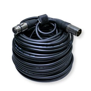 2x PD Connex CX100-25 3-Pin XLR DMX Lighting Cable – Male/Female 25m