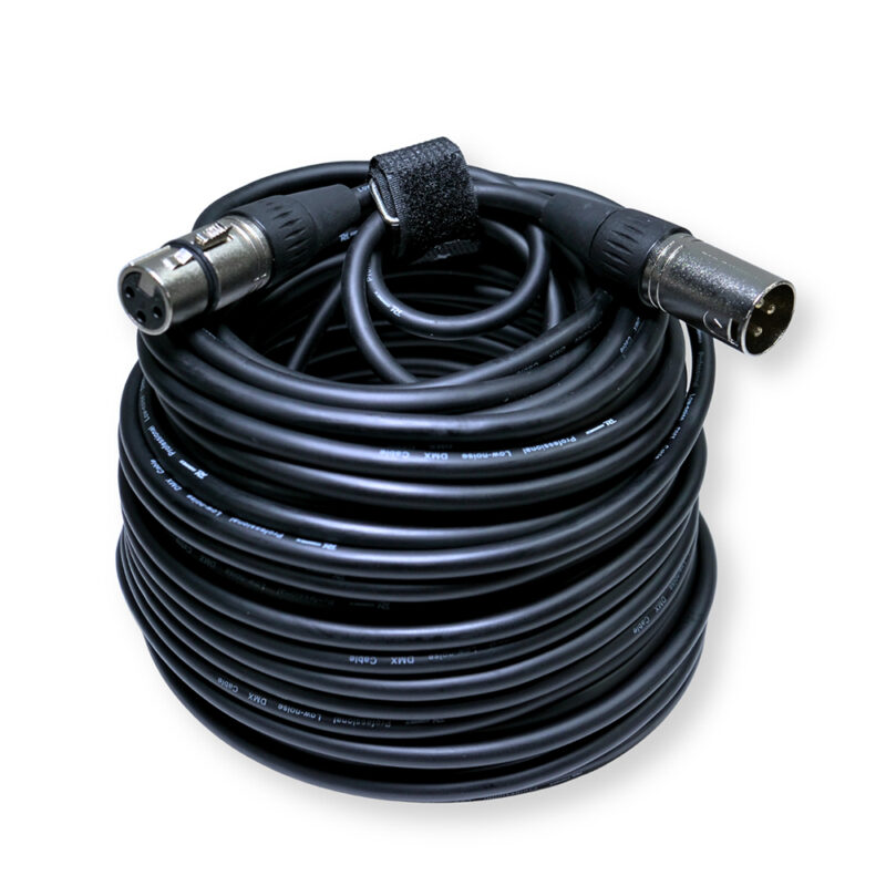 PD Connex CX100-25 3-Pin XLR DMX Lighting Cable – Male/Female 25m