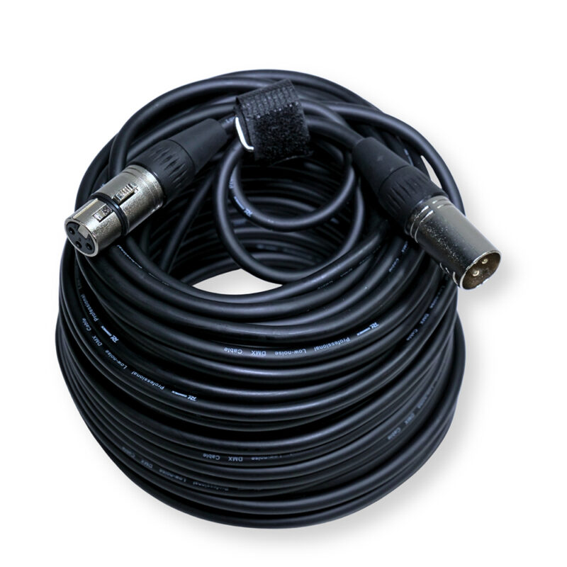 PD Connex CX100-25 3-Pin XLR DMX Lighting Cable – Male/Female 25m