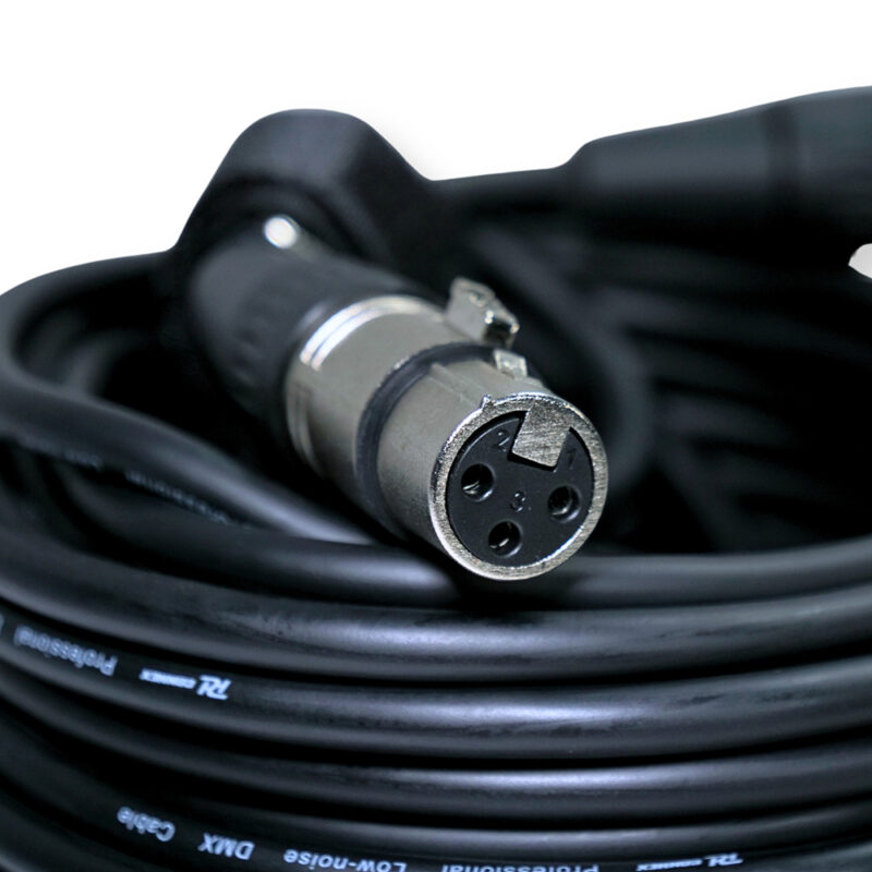 PD Connex CX100-25 3-Pin XLR DMX Lighting Cable – Male/Female 25m