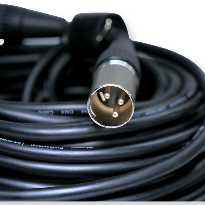 PD Connex CX100-25 3-Pin XLR DMX Lighting Cable – Male/Female 25m