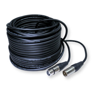 2x PD Connex CX100-30 3-Pin XLR DMX Lighting Cable – Male/Female 30m