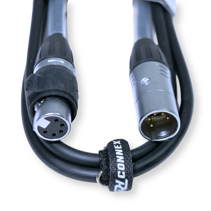 2x PD Connex CX109-1 Outdoor IP65 5-Pin DMX Lighting Cable – 1.5m