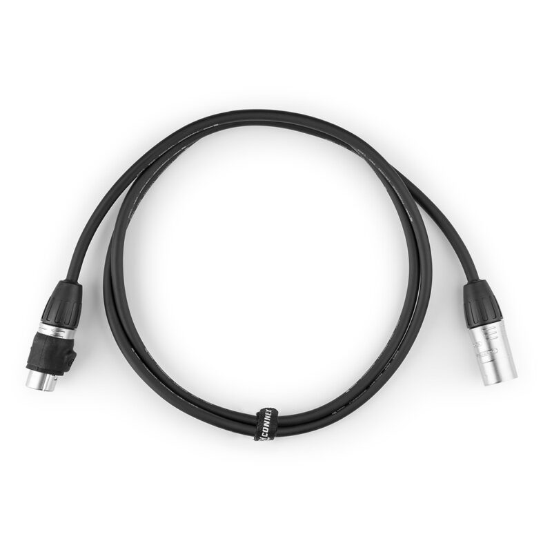 2x PD Connex CX109-1 Outdoor IP65 5-Pin DMX Lighting Cable – 1.5m
