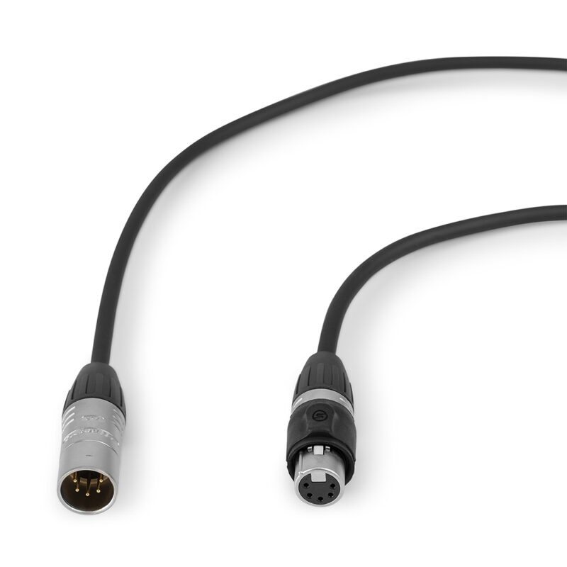 2x PD Connex CX109-6 Outdooor IP65 5-Pin DMX Lighting Cable – 6m
