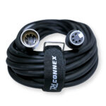 2x PD Connex CX109-12 Outdooor IP65 5-Pin DMX Lighting Cable – 12m