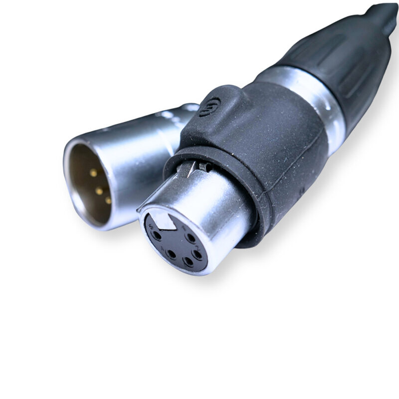 2x PD Connex CX109-20 Outdooor IP65 5-Pin DMX Lighting Cable – 20m