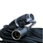 2x PD Connex CX109-20 Outdooor IP65 5-Pin DMX Lighting Cable – 20m
