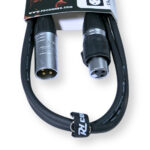 2x PD Connex CX104-1 Outdoor IP65 3-Pin DMX Lighting Cable – 1.5m
