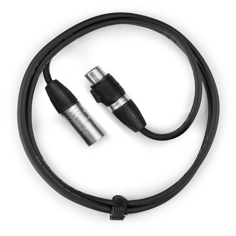 2x PD Connex CX104-1 Outdoor IP65 3-Pin DMX Lighting Cable – 1.5m