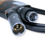 2x PD Connex CX104-3 Outdooor IP65 3-Pin DMX Lighting Cable – 3m