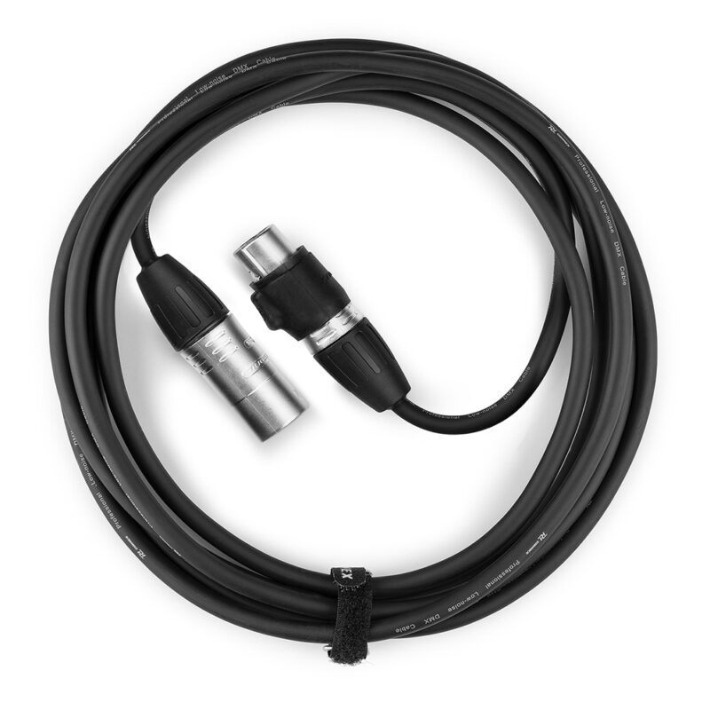 2x PD Connex CX104-3 Outdooor IP65 3-Pin DMX Lighting Cable – 3m