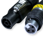 2x PD Connex CX07-15 Combi Locking Power TR and 3-Pin DMX Cable – 15m
