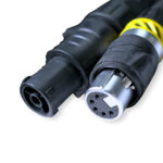 2x PD Connex CX13-2 Combi Locking Power TR and 5-Pin DMX Cable – 2m