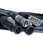 2x PD Connex CX13-5 Combi Locking Power TR and 5-Pin DMX Cable – 5m
