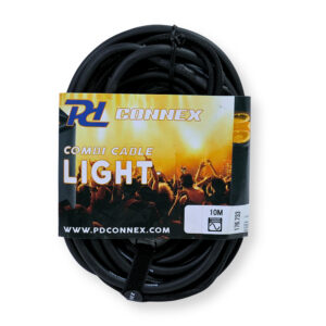 PD Connex CX13-10 Combi Locking Power TR and 5-Pin DMX Cable – 10m