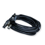 2x PD Connex CX13-10 Combi Locking Power TR and 5-Pin DMX Cable – 10m