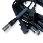 PD Connex CX09-5 Combi IEC Male/Female Power & 3-Pin DMX Cable – 5m