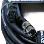 PD Connex CX09-10 Combi IEC Male/Female Power & 3-Pin DMX Cable – 10m