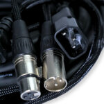 PD Connex CX09-15 Combi IEC Male/Female Power & 3-Pin DMX Cable – 15m