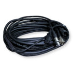 PD Connex CX09-15 Combi IEC Male/Female Power & 3-Pin DMX Cable – 15m