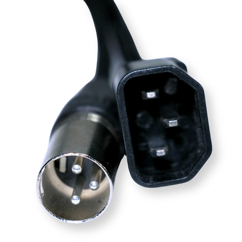 PD Connex CX09-15 Combi IEC Male/Female Power & 3-Pin DMX Cable – 15m