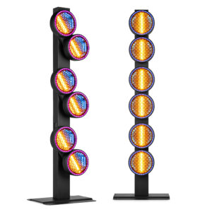 2x BeamZ RB640 Motorised Retro Stage Blinder Effects Tower 6x 40W LED 2x BeamZ RB640 Motorised Retro Stage Blinder Effects Tower 6x 40W LED