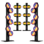 4x BeamZ RB640 Motorised Retro Stage Blinder Effects Tower 6x 40W LED