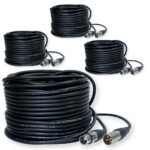 4x PD Connex CX100-30 3-Pin XLR DMX Lighting Cable – Male/Female 30m