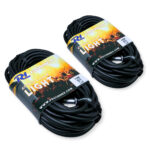 2x PD Connex CX07-15 Combi Locking Power TR and 3-Pin DMX Cable – 15m