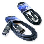 2x PD Connex CX350-3 AES Digital Audio & DMX XLR Cable  – 110-Ohm 3m