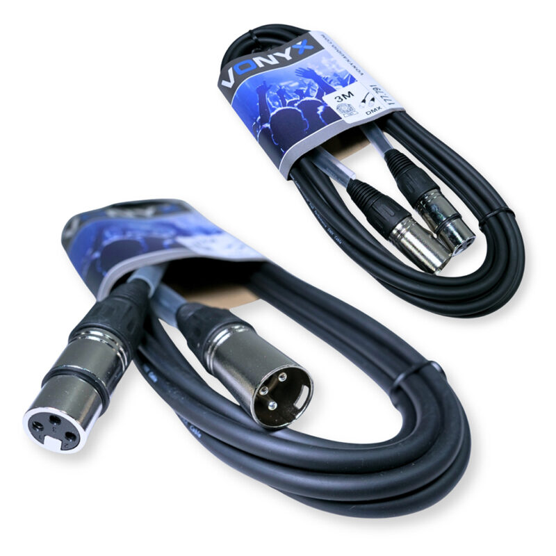2x PD Connex CX350-3 AES Digital Audio & DMX XLR Cable – 110-Ohm 3m 2x PD Connex CX350-3 AES Digital Audio & DMX XLR Cable – 110-Ohm 3m