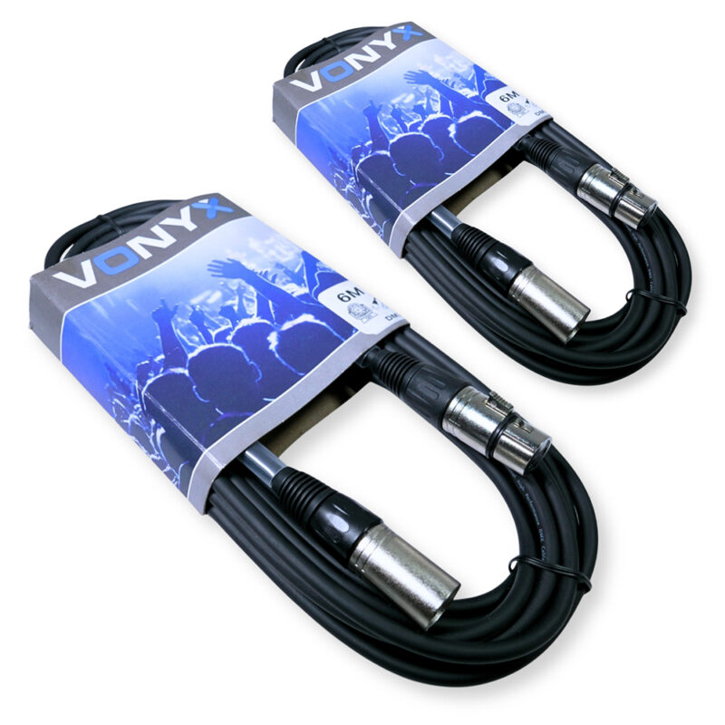 2x PD Connex CX350-6 AES Digital Audio & DMX XLR Cable – 110-Ohm 6m 2x PD Connex CX350-6 AES Digital Audio & DMX XLR Cable – 110-Ohm 6m