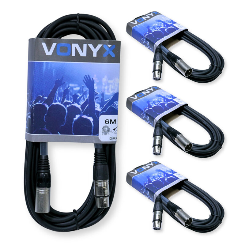 4x PD Connex CX350-6 AES Digital Audio & DMX XLR Cable  – 110-Ohm 6m