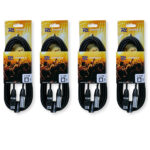 4x PD Connex CX104-6 Outdooor IP65 3-Pin DMX Lighting Cable – 6m