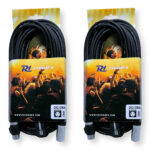 2x PD Connex CX104-20 Outdooor IP65 3-Pin DMX Lighting Cable – 20m