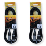2x PD Connex CX109-3 Outdooor IP65 5-Pin DMX Lighting Cable – 3m